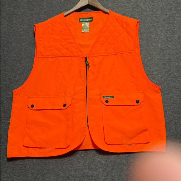 Remington Vibrant Orange Quilted Hunting Vest Size L/XL - Picture 1 of 8
